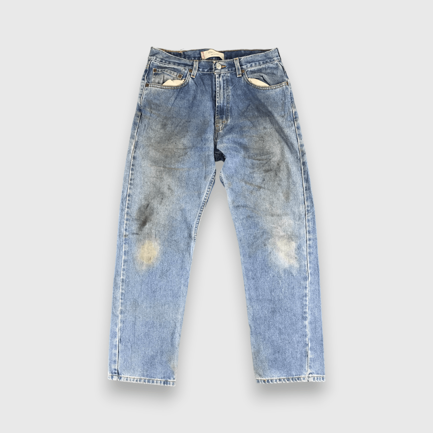 Levi's Vintage Levis 505 Jeans Dirty Stone Wash Denim -J521 Size US 32 / EU 48 - 1 Thumbnail
