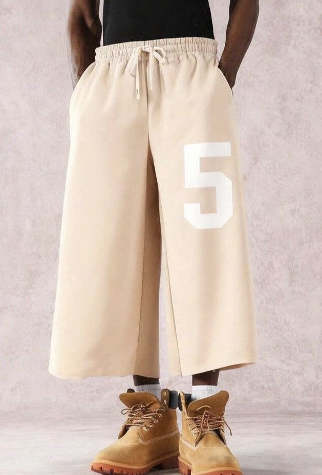 Other Cropped Wide-Leg Sweatpants Size US 34 / EU 50 - 5 Thumbnail