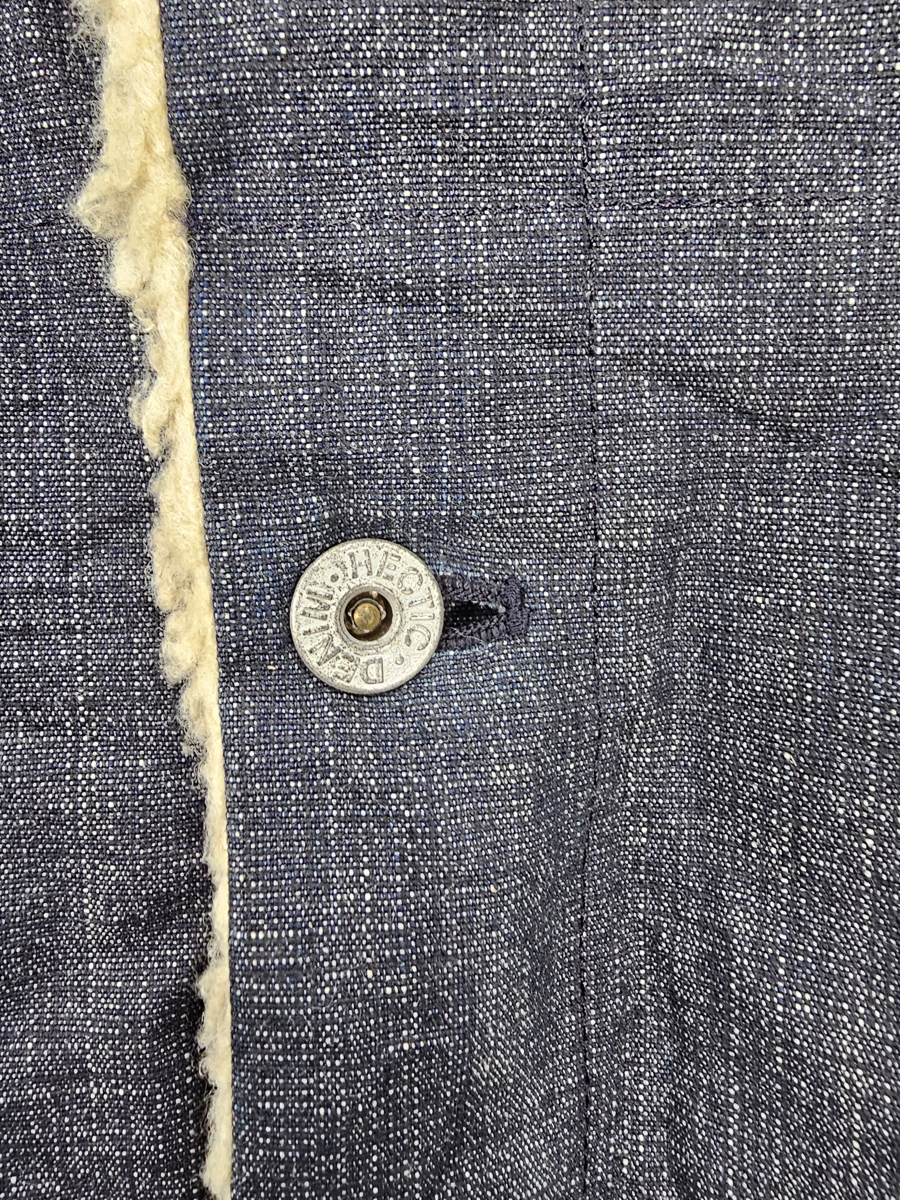 Japanese Brand MAD HECTIC Sherpa Denim Jeans Heavy Jacket J0146 Size US XL / EU 56 / 4 - 5 Thumbnail