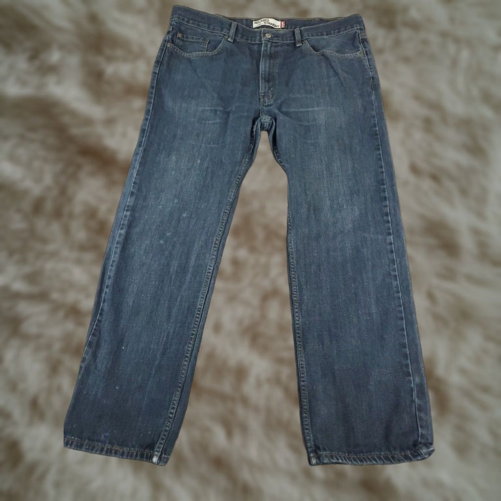 Levi's Levis 559 Relaxed Straight Leg Blue Denim Jeans Mens Size 40x32 Cotton Size US 40 / EU 56 - 1 Thumbnail