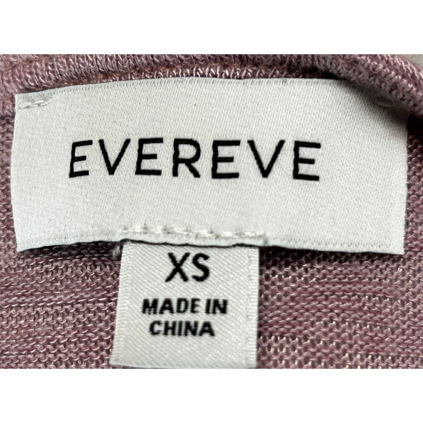 Vintage Evereve Lilac V-Neck Sweater XS Fine Knit Ruched Sleeves Womens Purple Pullover Size XS / US 0-2 / IT 36-38 - 7 Thumbnail