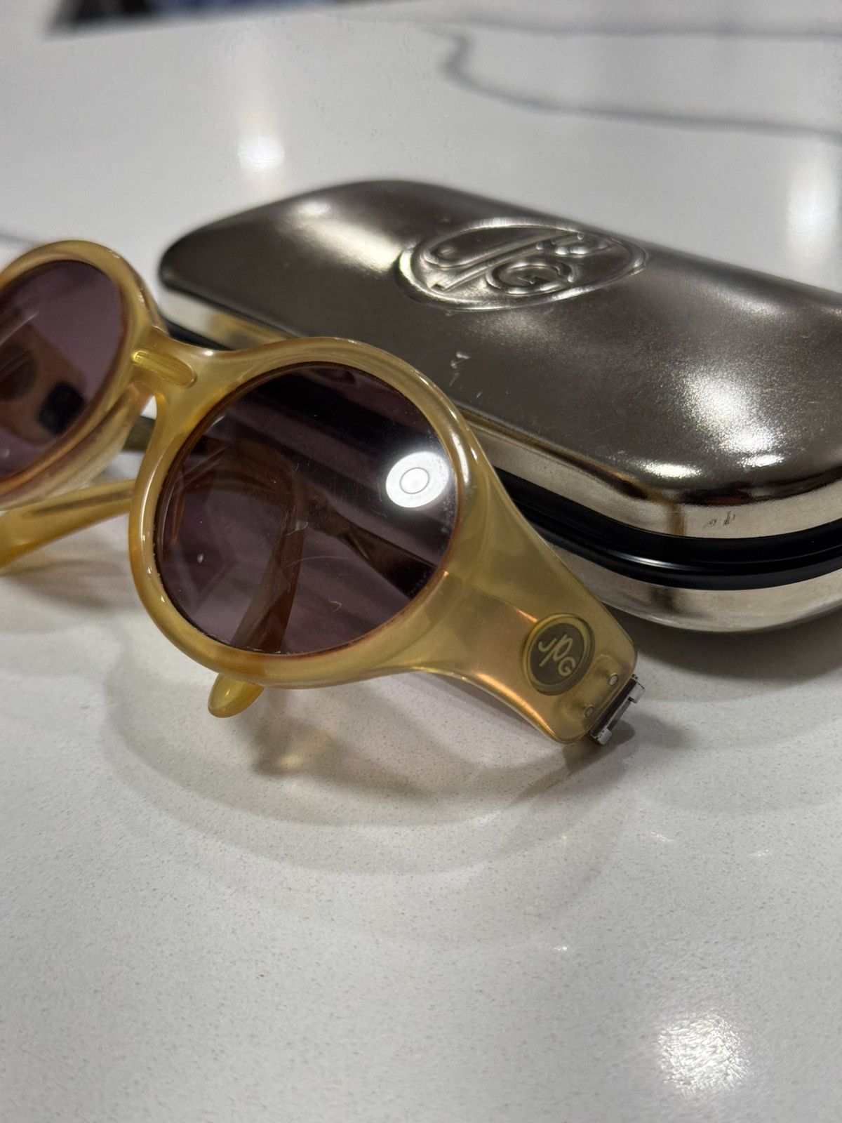 Jean Paul Gaultier VINTAGE JEAN PAUL GAULTIER 56-2272 STEAMPUNK SUNGLASSES Size ONE SIZE - 2 Thumbnail