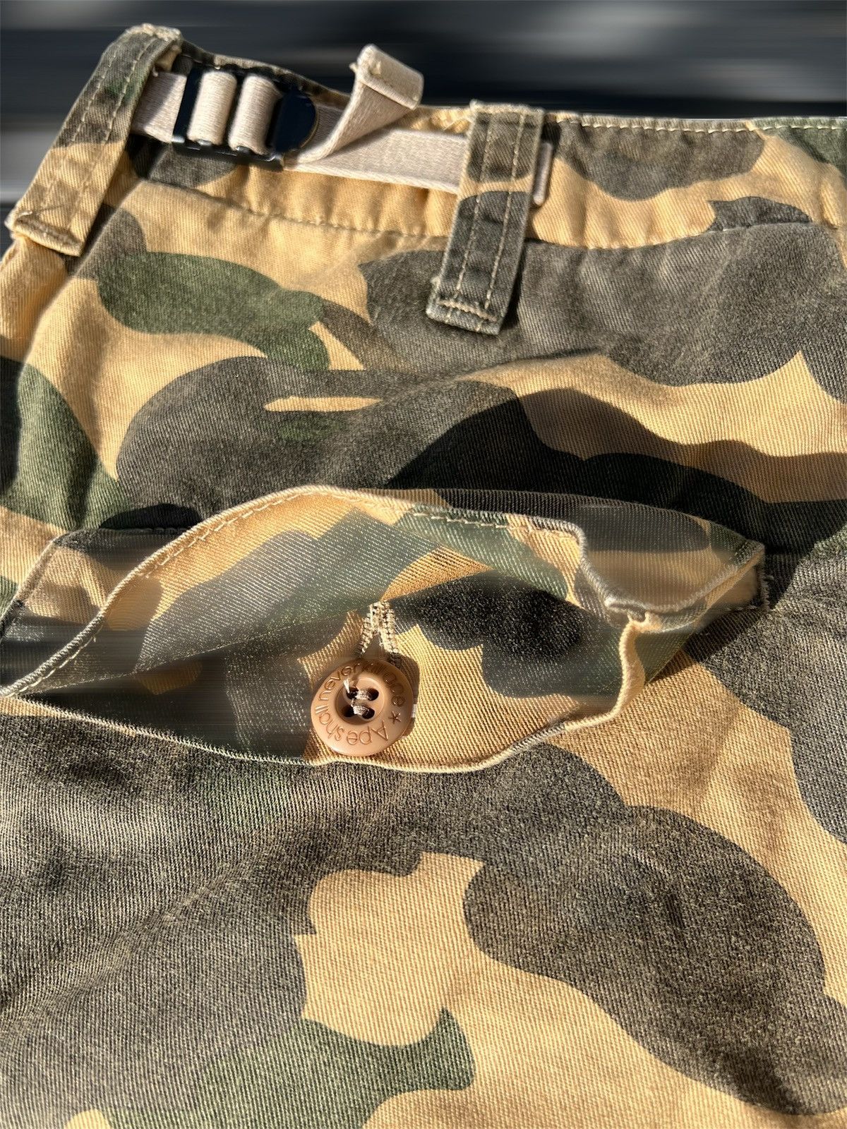 Bape O.G Yellow Camo Cargo Pants Size US 32 / EU 48 - 7 Thumbnail