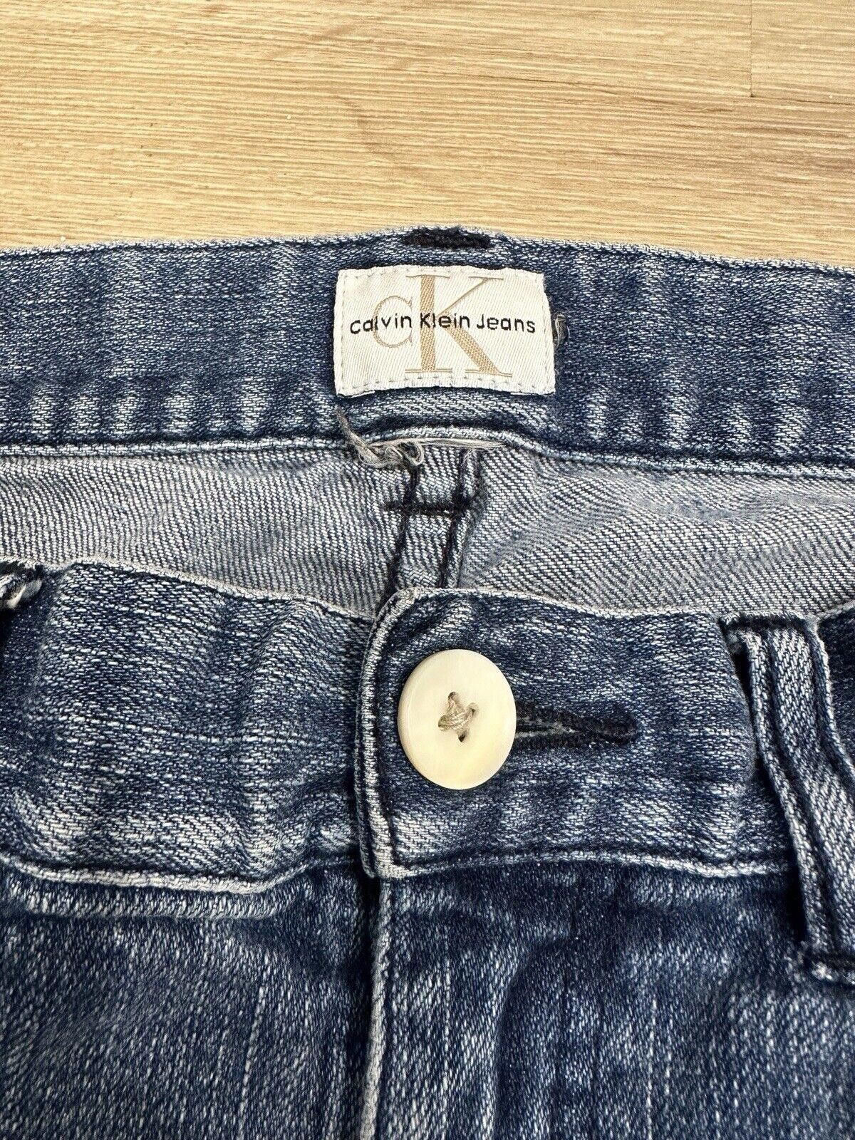 Calvin Klein Calvin Klein Mid Rise Jeans Stonewashed Flare Curvy 8 30x30 Size 30" / US 8 / IT 44 - 8 Thumbnail