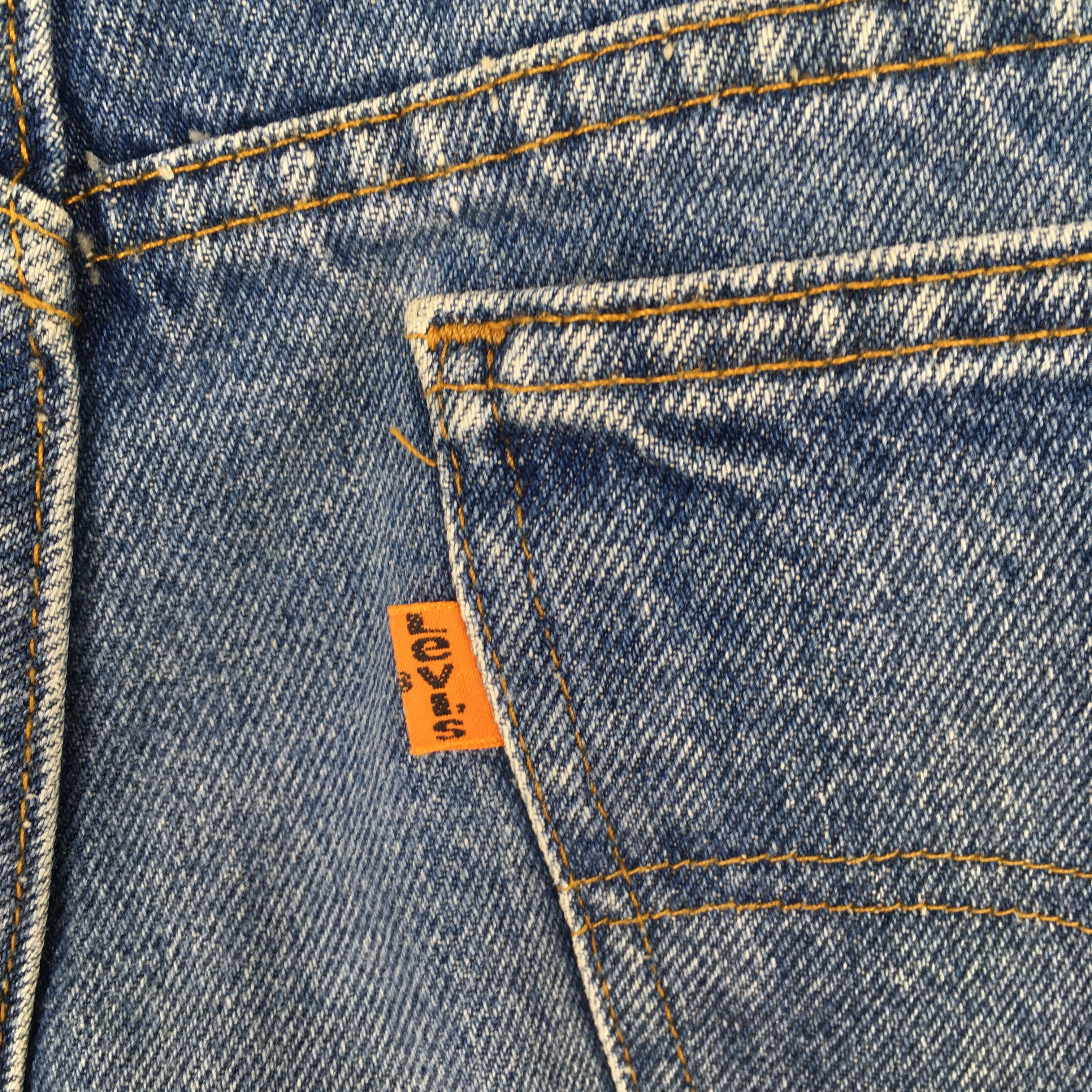 Levi's ize 30x31.5 Vintage Levi's Bootcut Flared Orange Tab Jeans Size US 30 / EU 46 - 11 Thumbnail