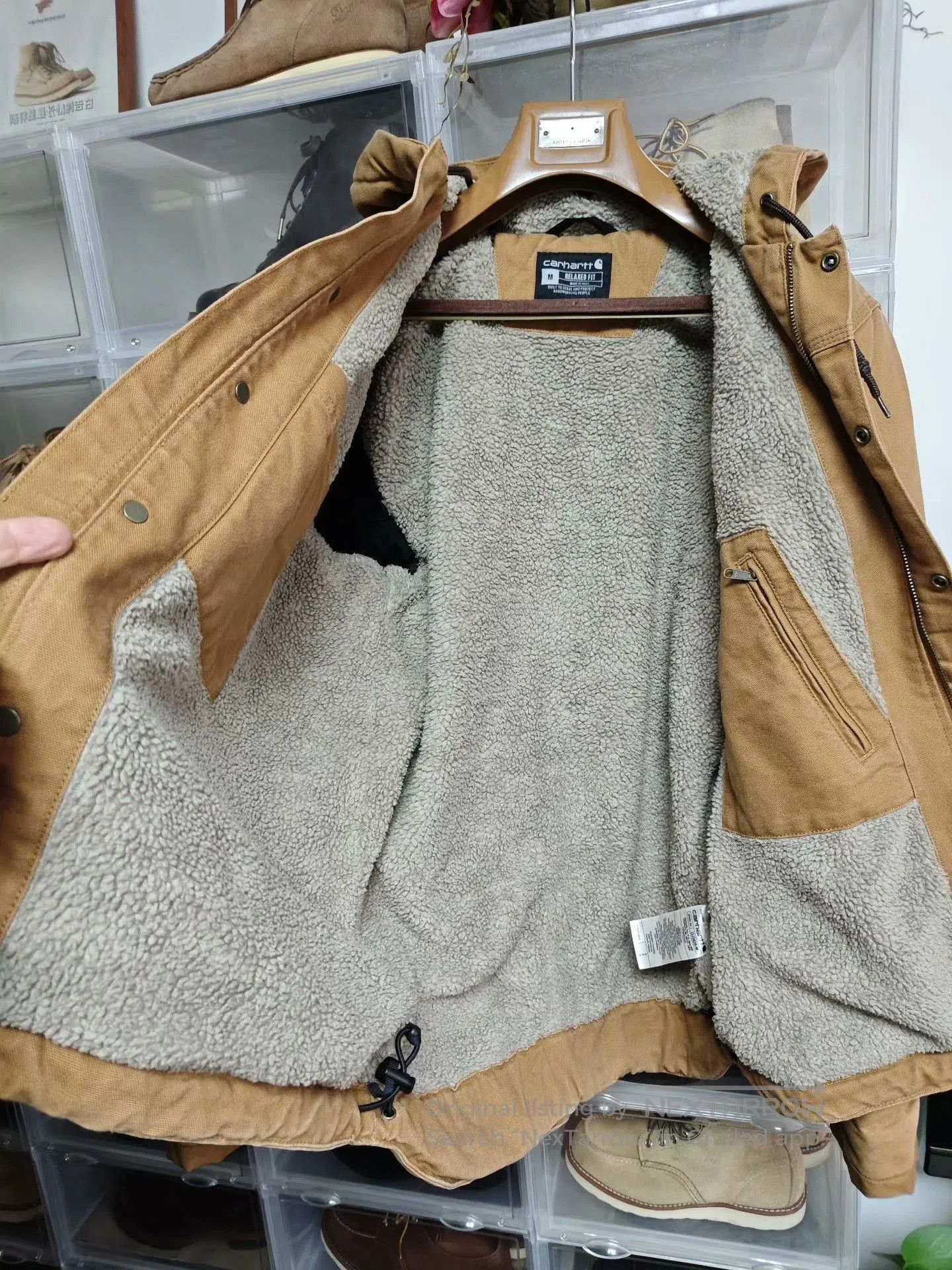 Carhartt Carhartt Sherpa Hooded Men's Jacket. Size US M / EU 48-50 / 2 - 6 Thumbnail