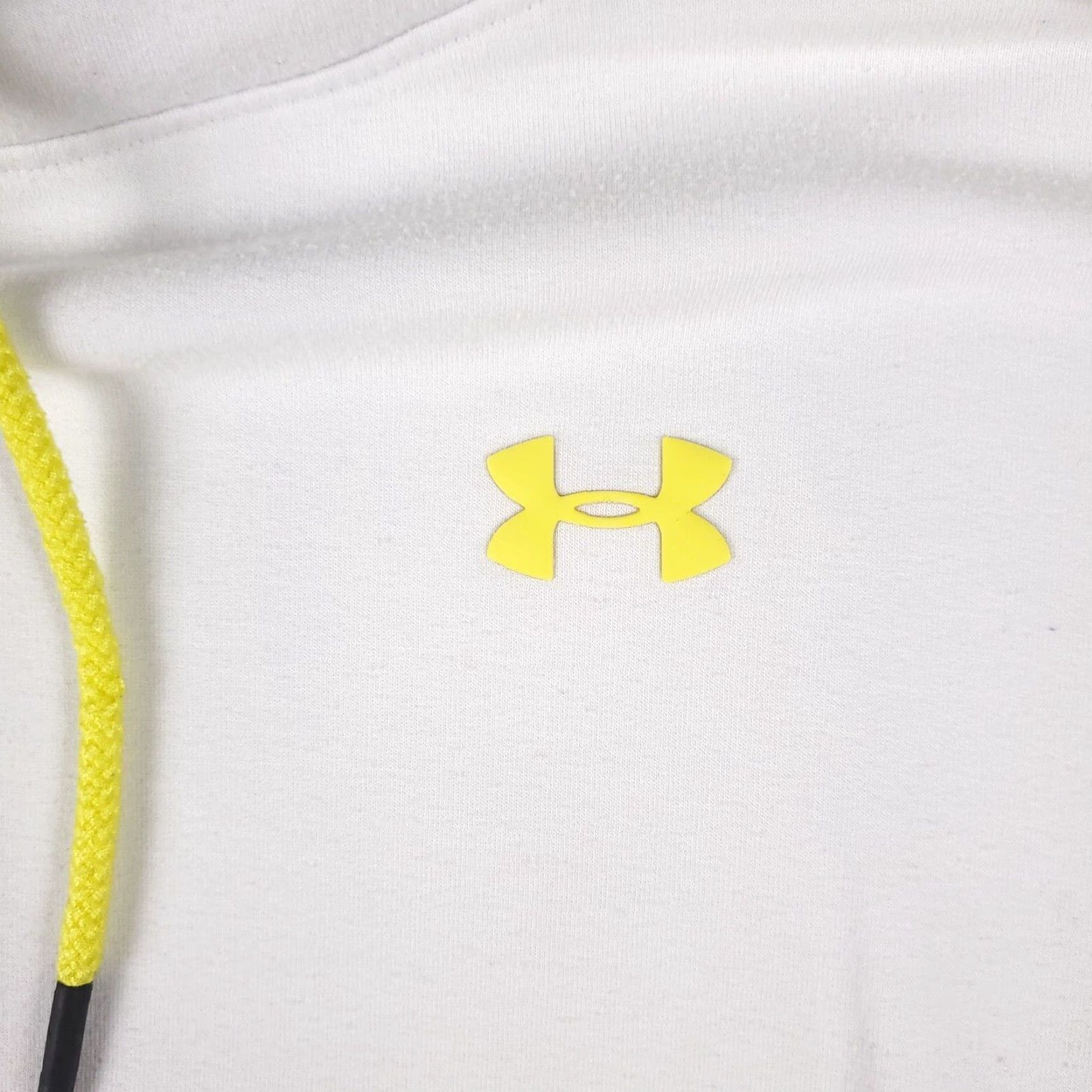Under Armour Under Armour Sweatshirt Women's Small White Pullover Knit Hoodie Pockets Logo All Seasons Regular Size S / US 4 / IT 40 - 2 Thumbnail