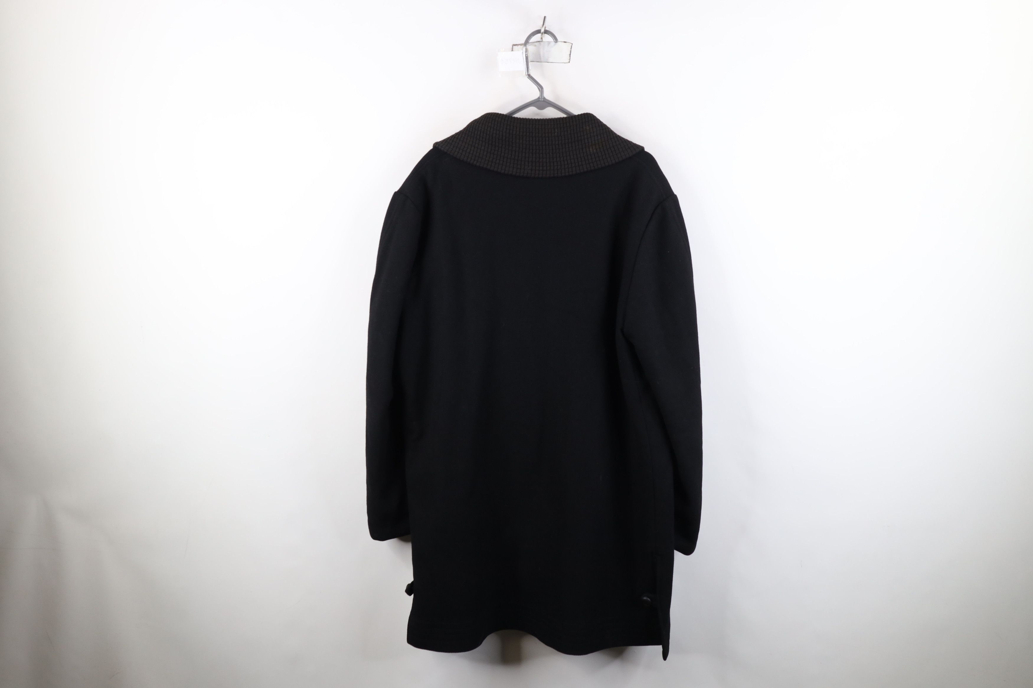 Vintage Vintage 50s Union Wool Button Down Collared Jacket Black USA Size US XL / EU 56 / 4 - 12 Thumbnail