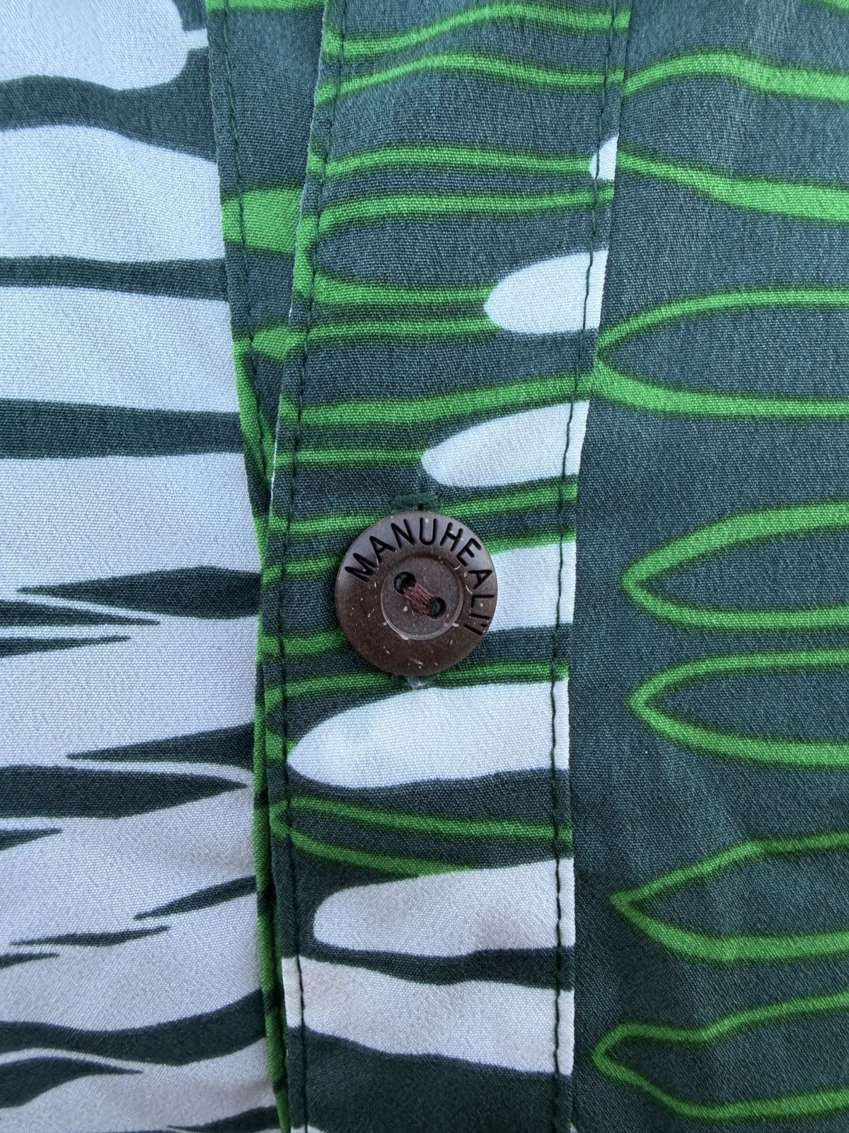 Other PreOwned Manuhealii Hawaiian Print Green Men's 2XL Size US XXL / EU 58 / 5 - 4 Thumbnail