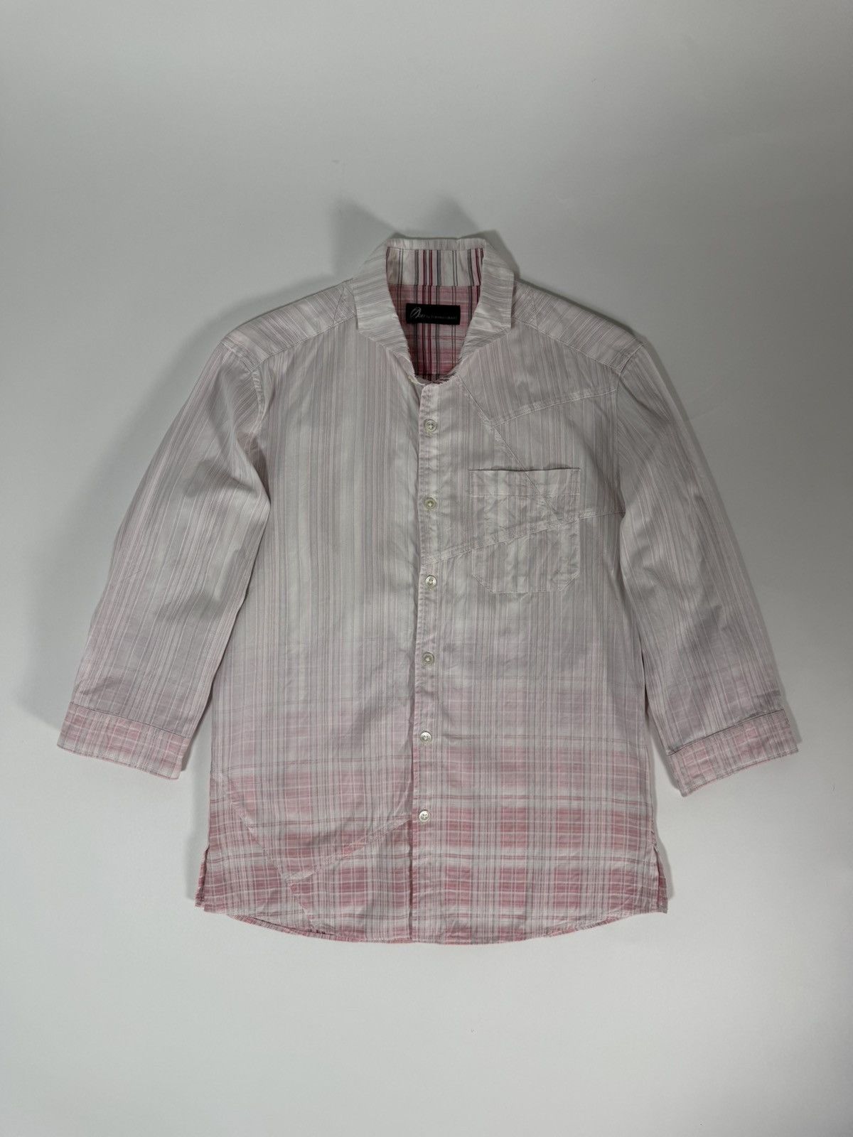Tornado Mart Tornado Mart Gradient 3/4 Sleeve Button-Up Size US M / EU 48-50 / 2 - 1 Thumbnail