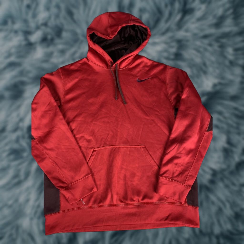 Nike Nike Therms Fit Hoodie Sweatshirt Mens L Red Size US L / EU 52-54 / 3 - 1 Thumbnail