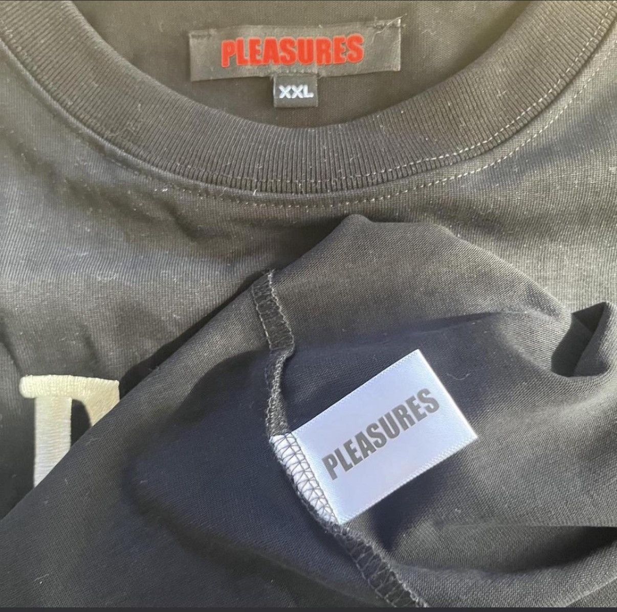 Pleasures 🔥Pleasures heavy Graphic T-Shirt with compressed logo Size US XL / EU 56 / 4 - 3 Thumbnail