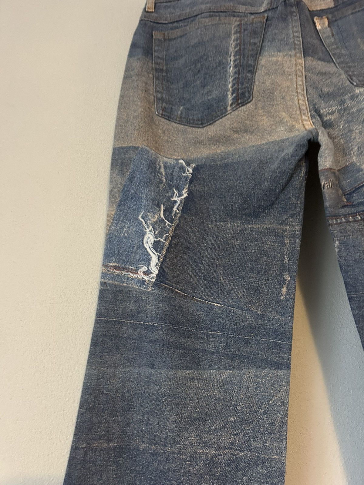 Just Cavalli Just Cavalli Patchwork Denim Jeans - Size 32 Size US 32 / EU 48 - 12 Thumbnail