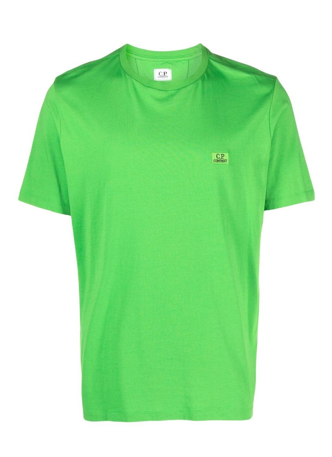 C.P. Company o1y1224 Logo Crewneck T-Shirt in Green Size US XXL / EU 58 / 5 - 1 Thumbnail