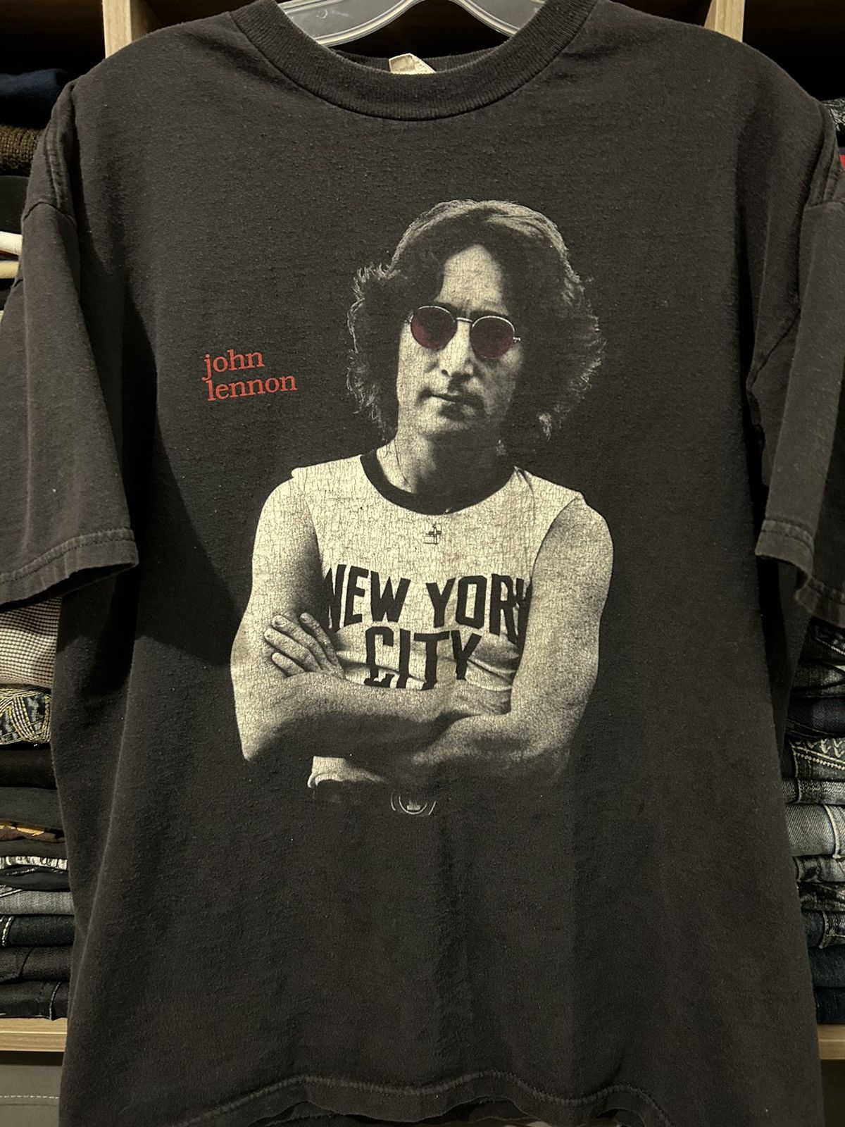 Vintage Single Stitch John hot Lennon T Shirt 1996 Mens Large