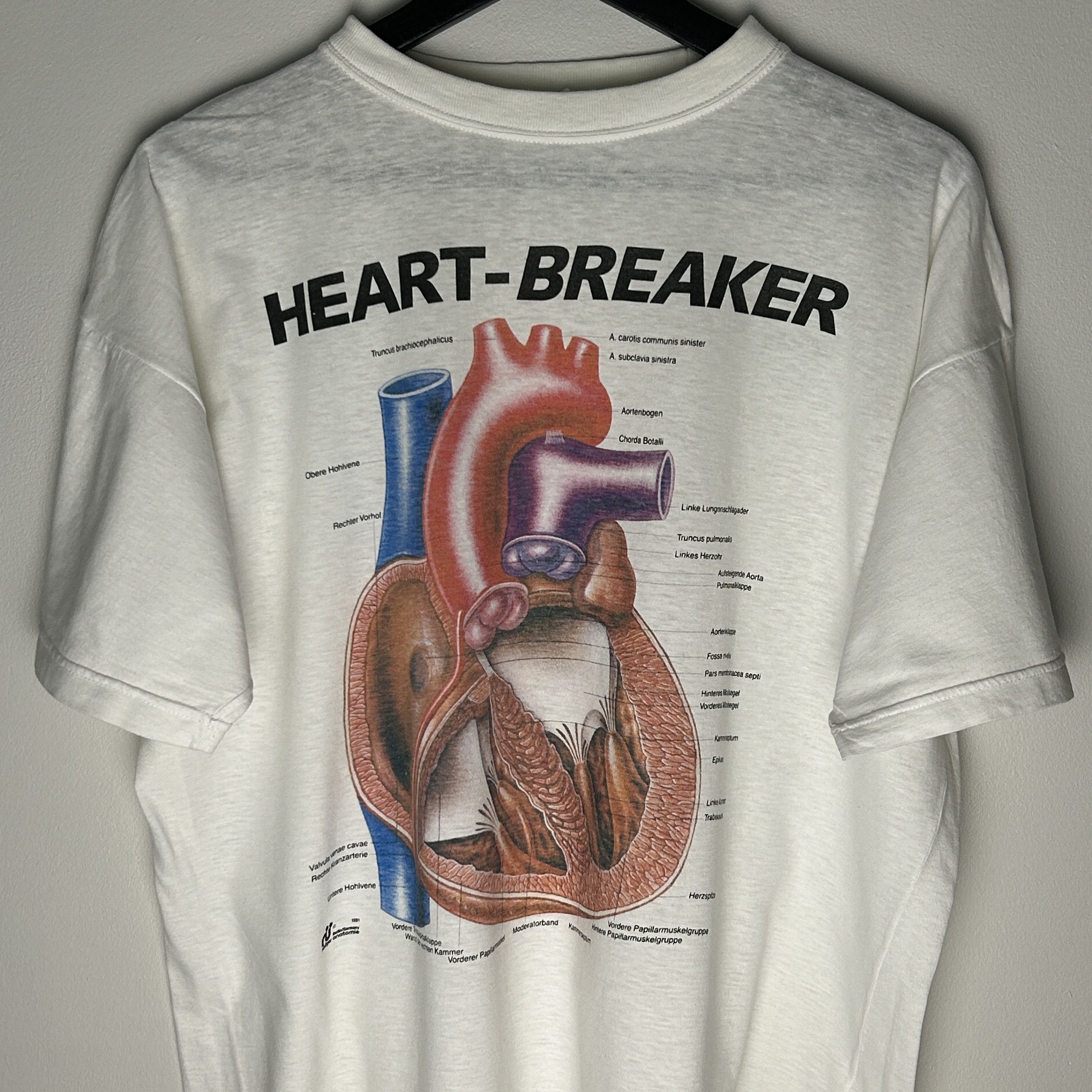 Vintage Vintage Heart-breaker Anatomy 1991 T-shirt Size US L / EU 52-54 / 3 - 2 Thumbnail