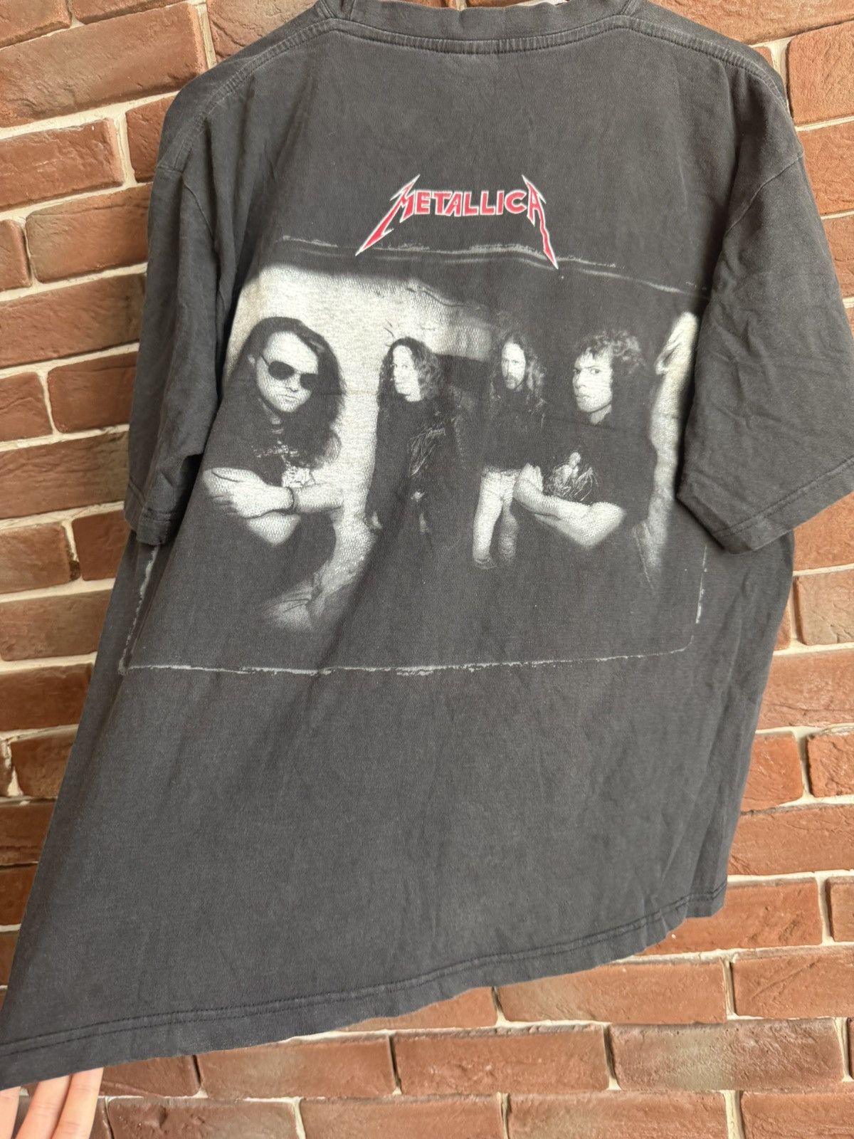 Band Tees Metallica Ride The Lightning Metal Band 90s Vintage T-Shirt Size US L / EU 52-54 / 3 - 8 Thumbnail