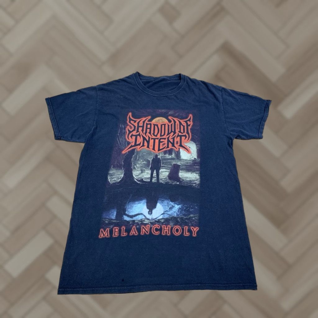 Vintage Shadow of Intent Band Shirt Mens S Black Melancholy World Tour 11647 Size US S / EU 44-46 / 1 - 1 Thumbnail