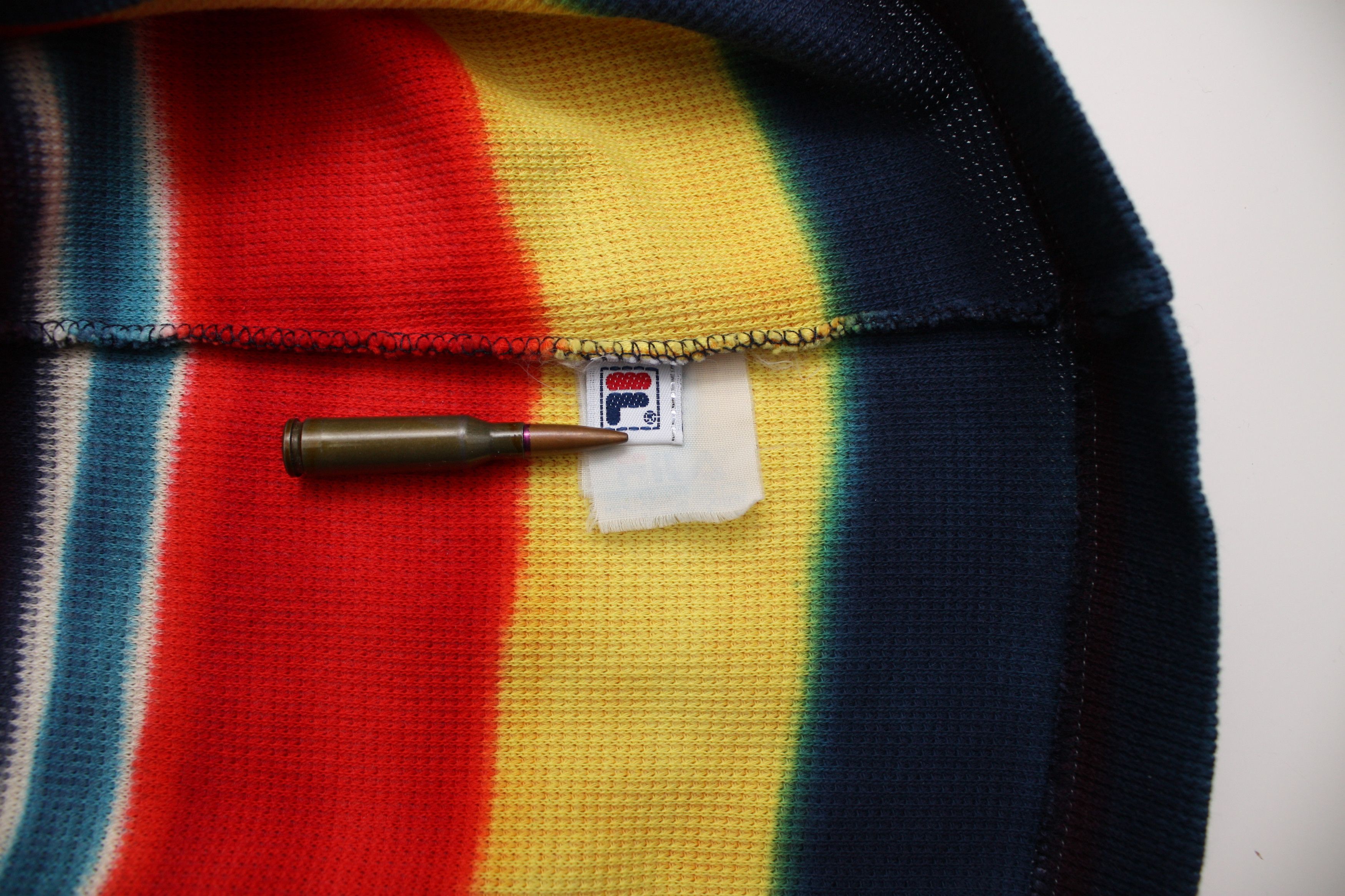Fila Fila Vintage Acid Abstract Polo Size US XL / EU 56 / 4 - 6 Thumbnail