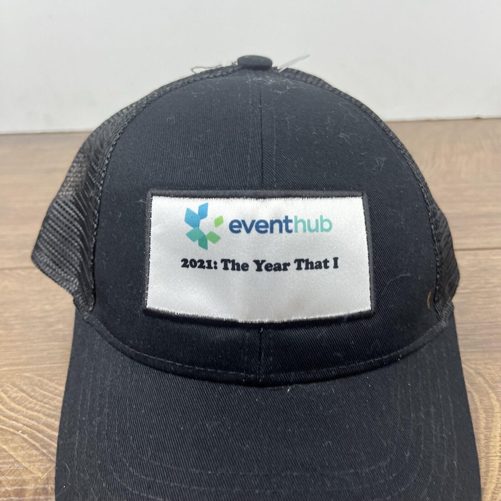 Other Event Hub Hat 2021 the Year that I Adjustable Hat Black Hat Size ONE SIZE - 7 Thumbnail