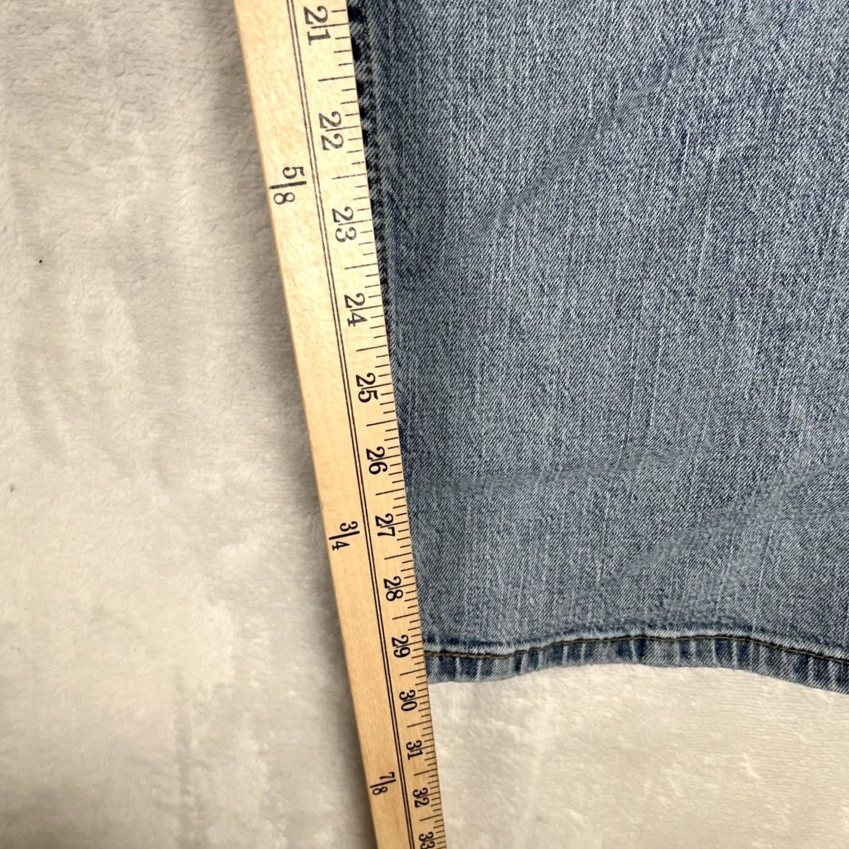 Levi's Levi's 559 Jeans 48x30 Regular Relaxed Straight Light Wash Denim Blue Men 90s Grunge Pants Size US 32 / EU 48 - 2 Thumbnail