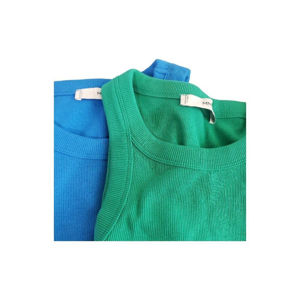 Mango CT1635 MNG Mango Ribbed Tank Top Bundle L Size L / US 10 / IT 46 - 2 Thumbnail