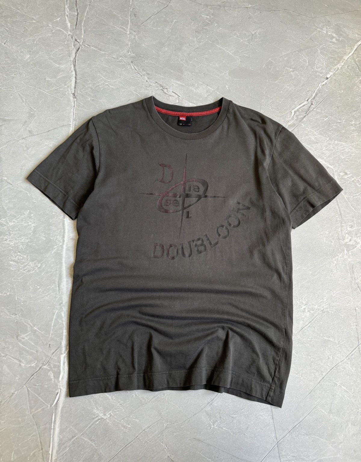 Diesel Vintage Diesel Y2K Avant Garde Tee Opium Cyber Big Logo LGB Size US L / EU 52-54 / 3 - 2 Thumbnail