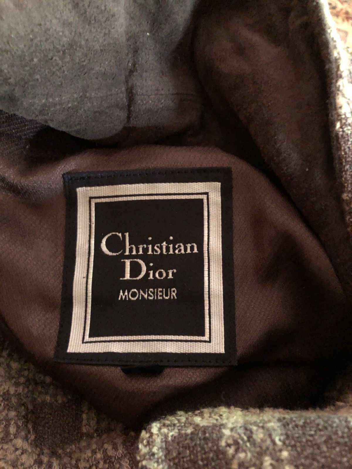 Christian Dior Monsieur Christian Dior Check Pattern Jacket Size US L / EU 52-54 / 3 - 3 Thumbnail