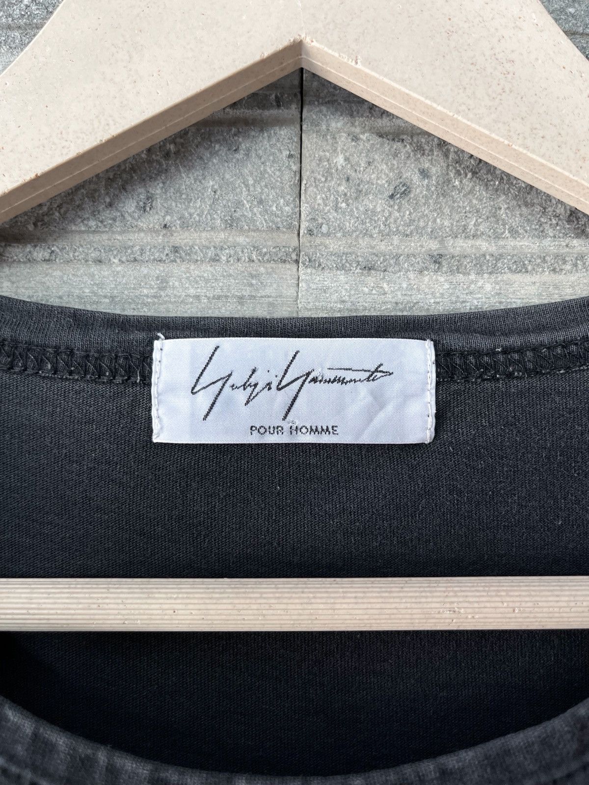 Yohji Yamamoto Yohji Yamamoto Pour Homme Signature Sunfaded Tee Size US L / EU 52-54 / 3 - 6 Thumbnail