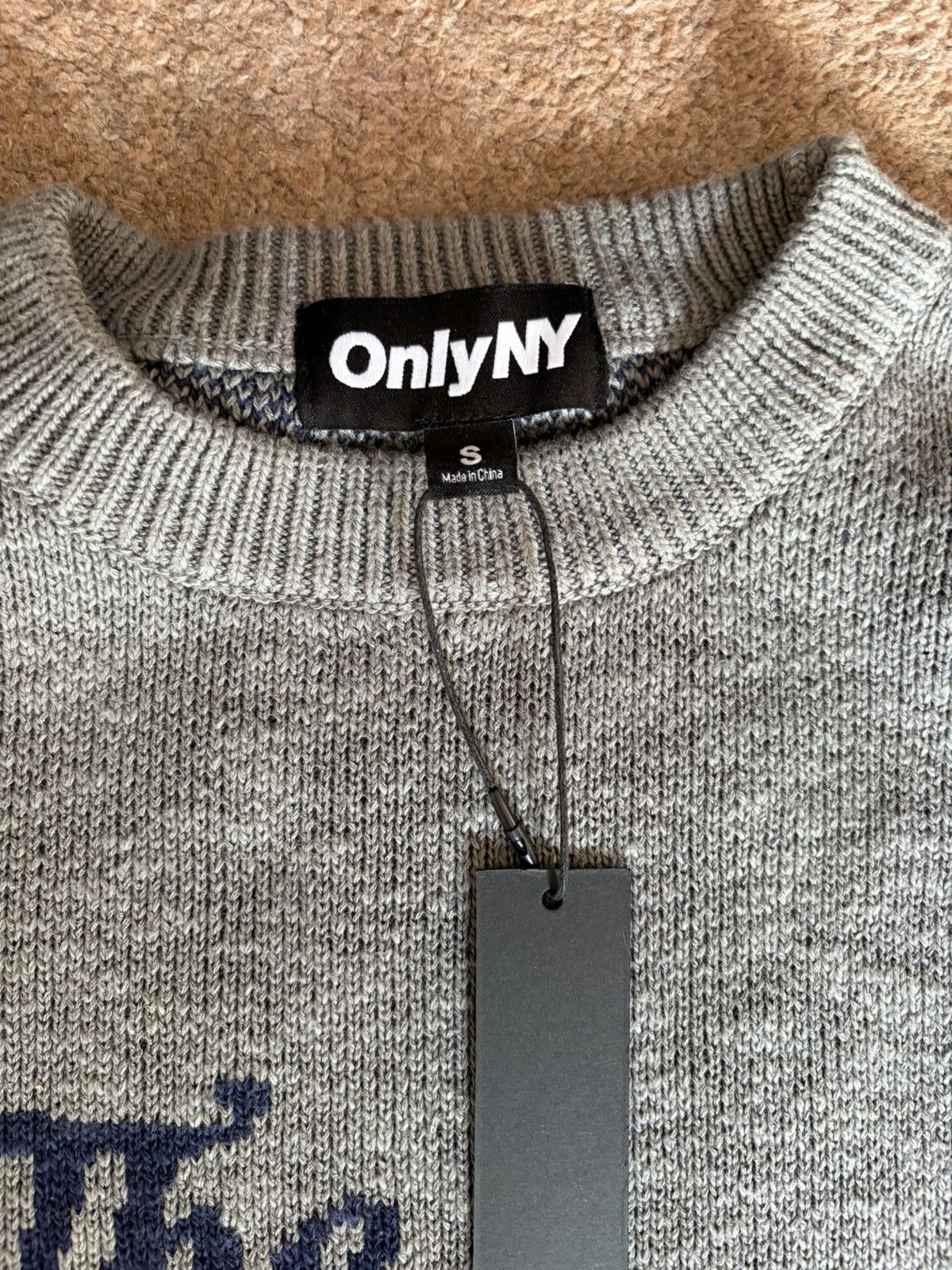 Only NY Only NY knit Sweater jumper Men Size small Green RRP $140+ Size US S / EU 44-46 / 1 - 3 Thumbnail