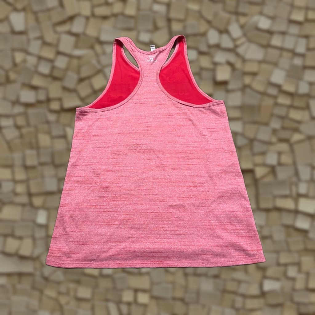 Under Armour Under Armour Tank Top Women S Red Wisconsin Badgers Tank Shirt Casual Breathable Cotton Short Sleeve Pullover Regular Size Small- Size S / US 4 / IT 40 - 1 Thumbnail