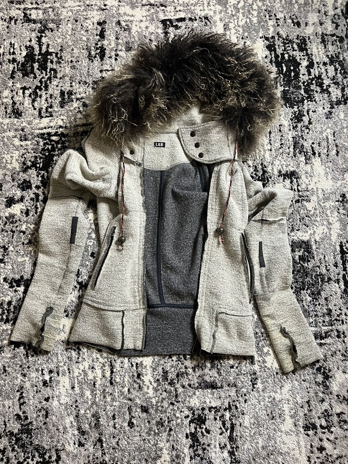 If Six Was Nine lgb fur hoodie/parka | Grailed