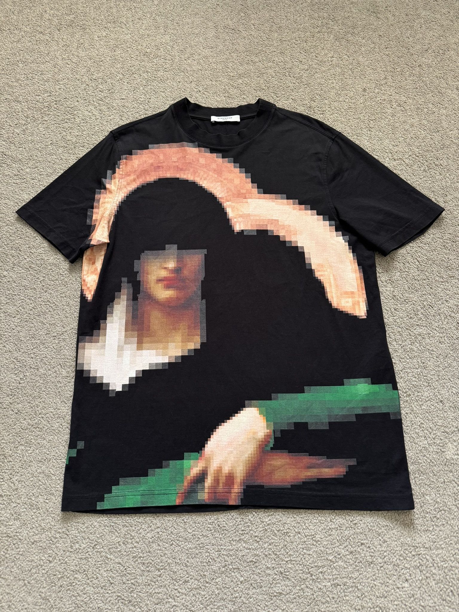 Givenchy × Riccardo Tisci SS14 Givenchy Digital Pixel Madonna Tee