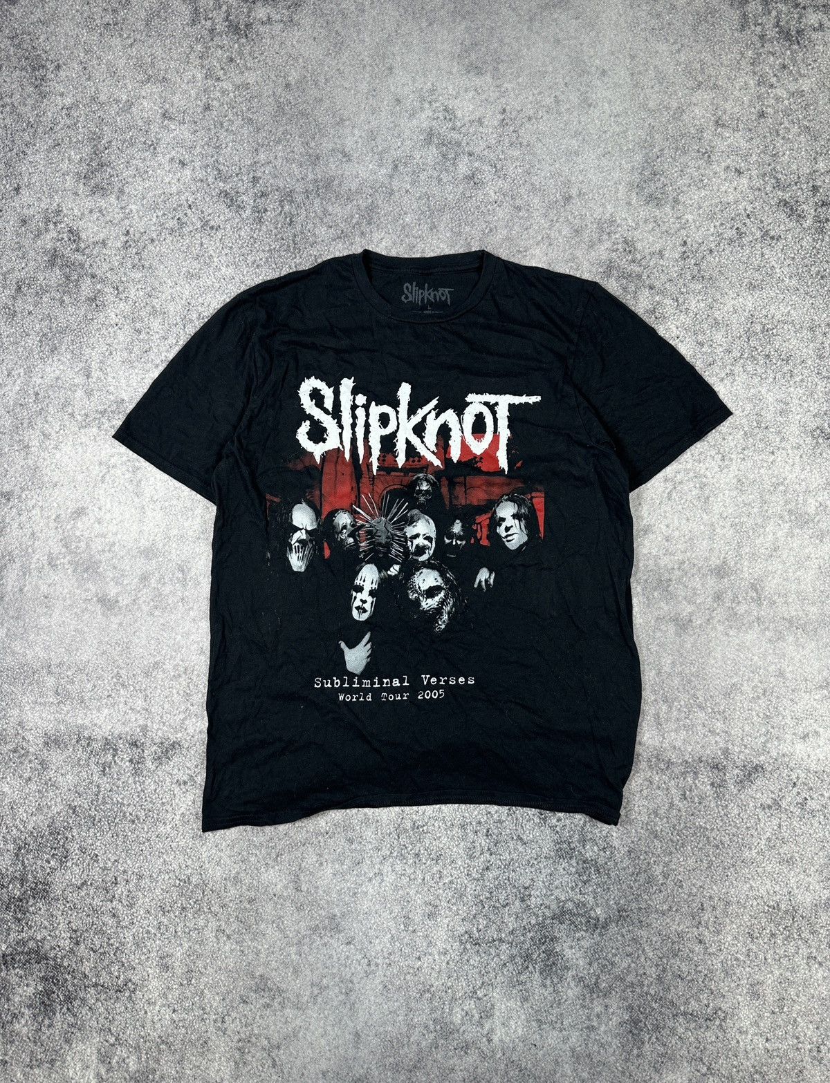 Band Tees Slipknot Bands Tees T-shirt Streetwear Vintage USA L Alt Size US L / EU 52-54 / 3 - 1 Thumbnail