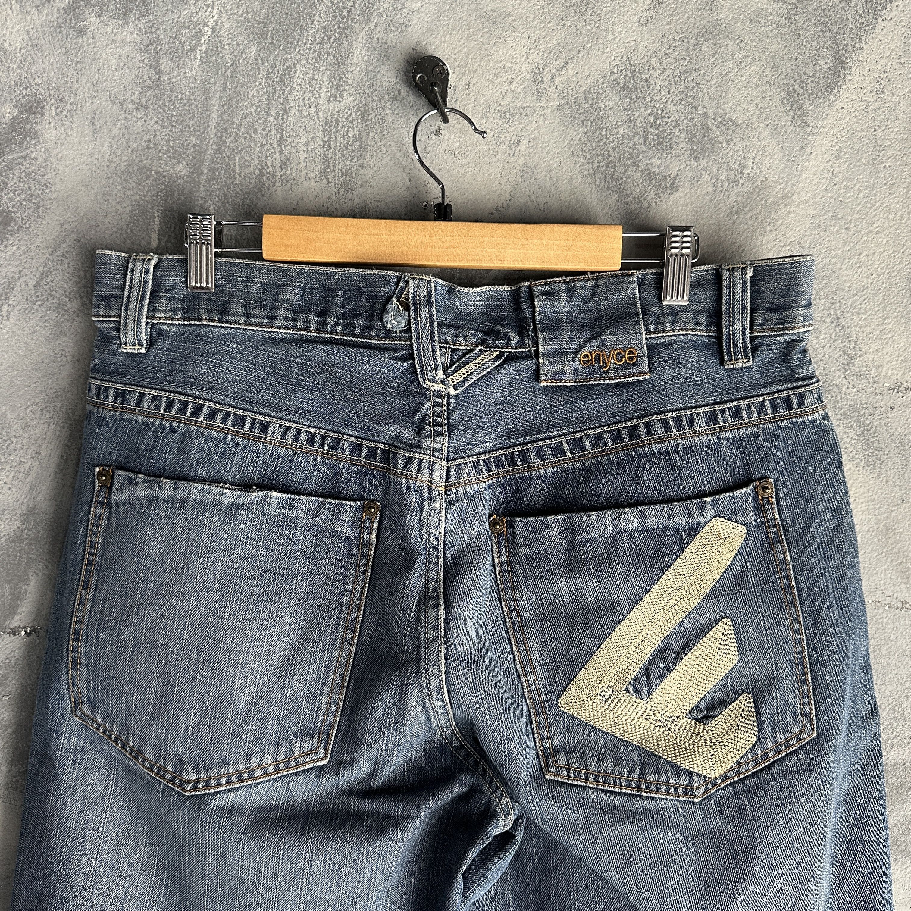 Enyce Vtg Y2K Enyce Baggy Jean Short Jorts Hip Hop Skater Grunge Size US 36 / EU 52 - 8 Thumbnail