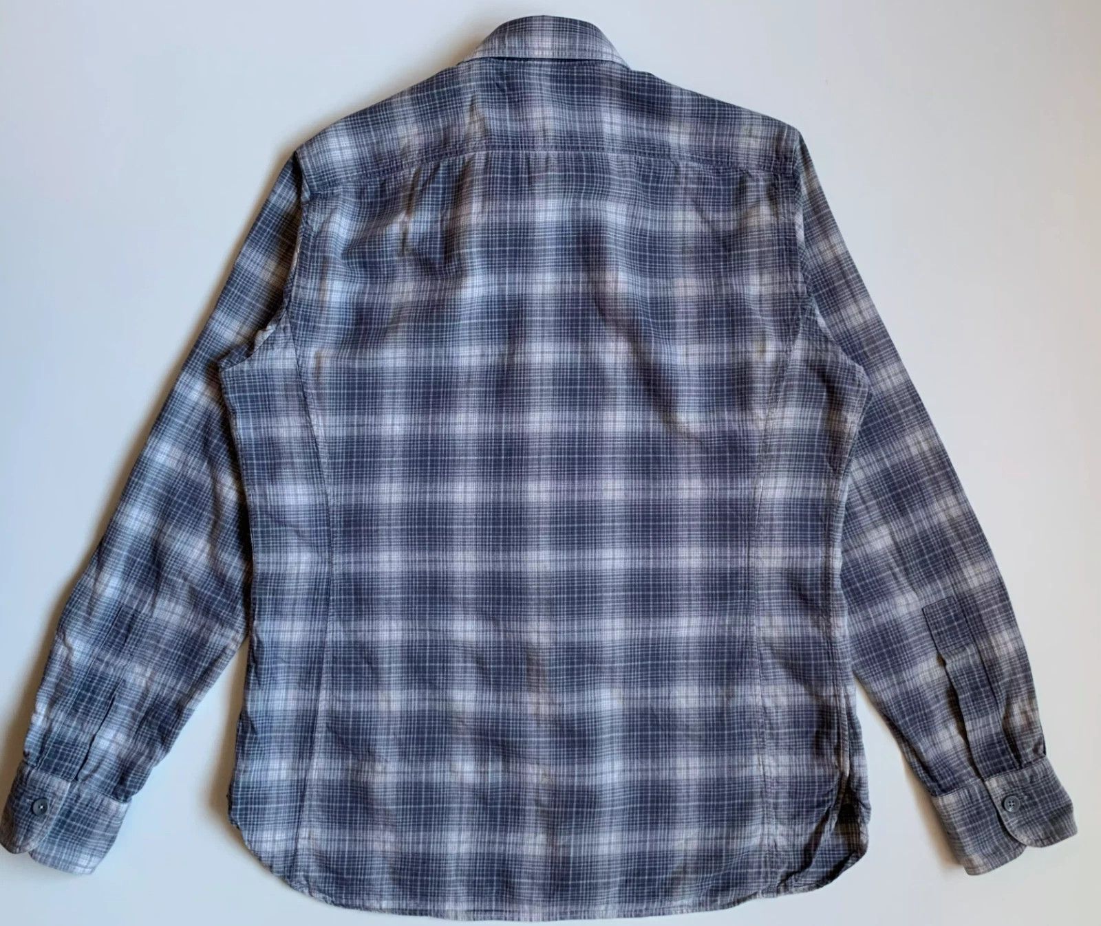 Tom Ford Slim Fit Button Down Collar Checked Shirt Flannel Size 43 Size US M / EU 48-50 / 2 - 4 Thumbnail
