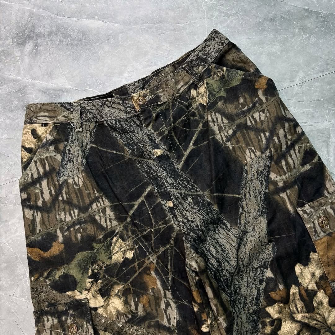 Carhartt × Realtree Vintage Real Tree Camou Hunting Cargo Denim Pant Size US 36 / EU 52 - 3 Thumbnail