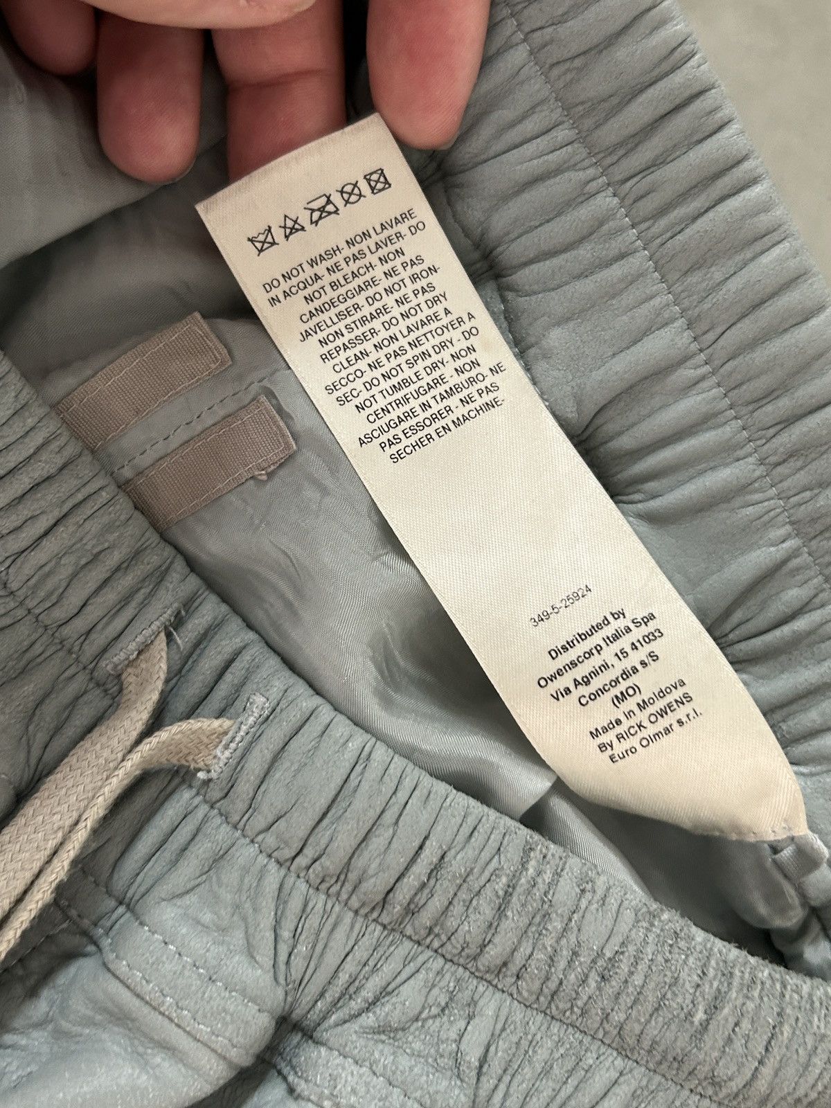 Rick Owens FW24 Porterville Blistered Lamb Leather Shorts Size US 30 / EU 46 - 8 Thumbnail