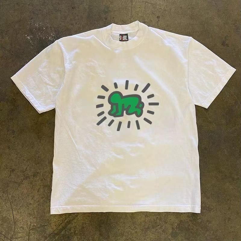 Japanese Brand × Vintage White washed retro fun cartoon print t-shirt Size US M / EU 48-50 / 2 - 1 Thumbnail