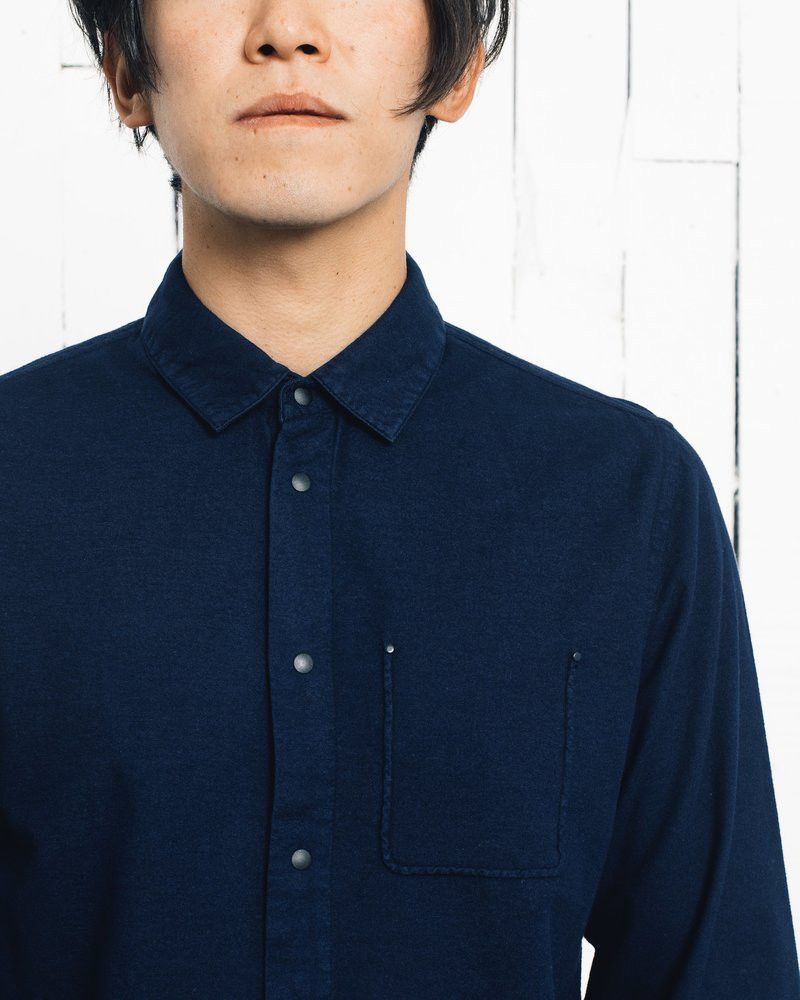 Folk Folk Pop Stud Shirt in Navy Size US M / EU 48-50 / 2 - 11 Thumbnail