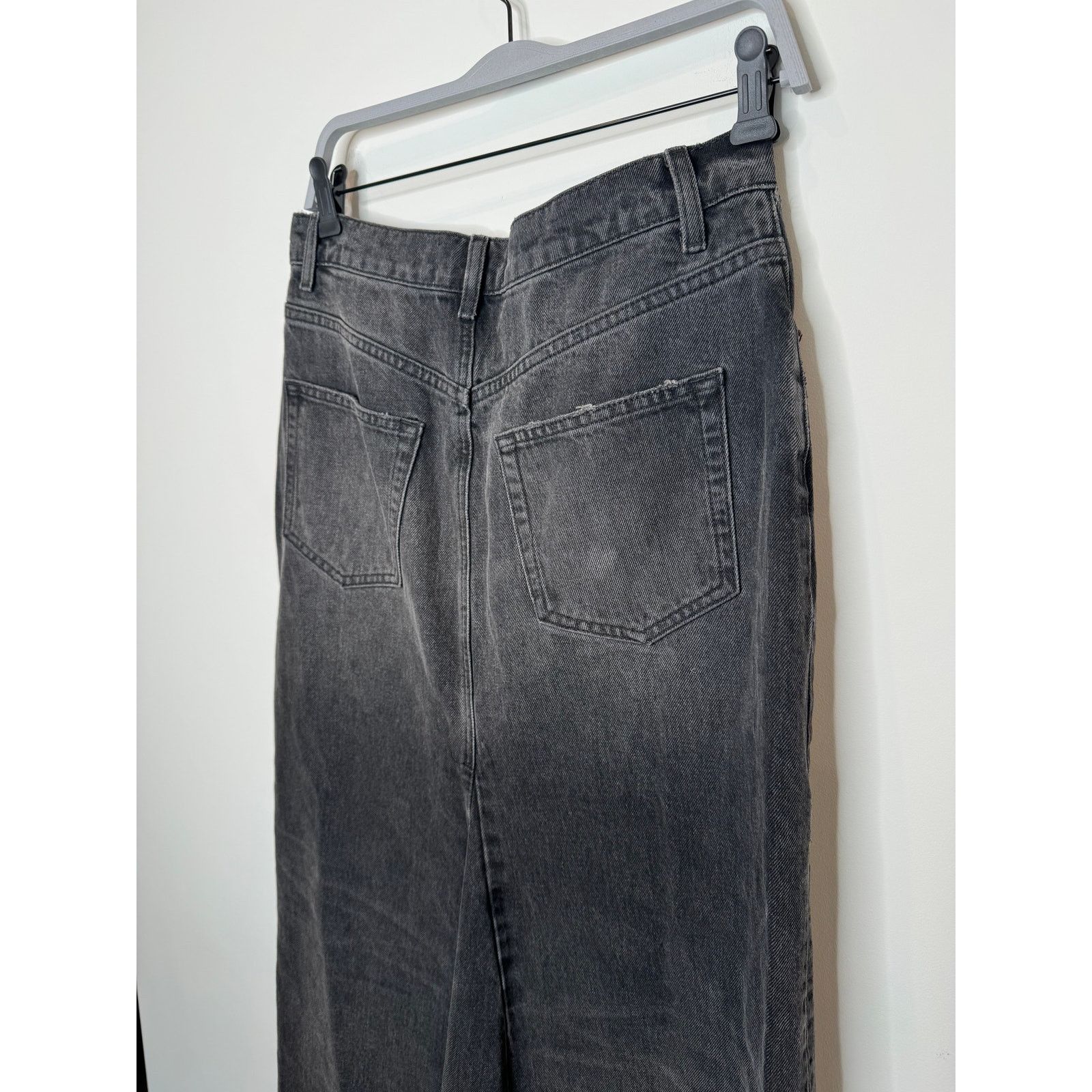 Reformation NWT Reformation Jeans Tazz Denim Maxi Skirt Black Size 28 Size 28" / US 6 / IT 42 - 6 Thumbnail