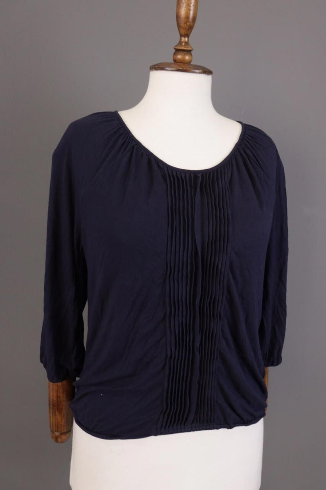 Lauren Ralph Lauren Lauren Ralph Lauren Blue Ruffle Stretch Blouse Shirt M Size M / US 6-8 / IT 42-44 - 6 Thumbnail