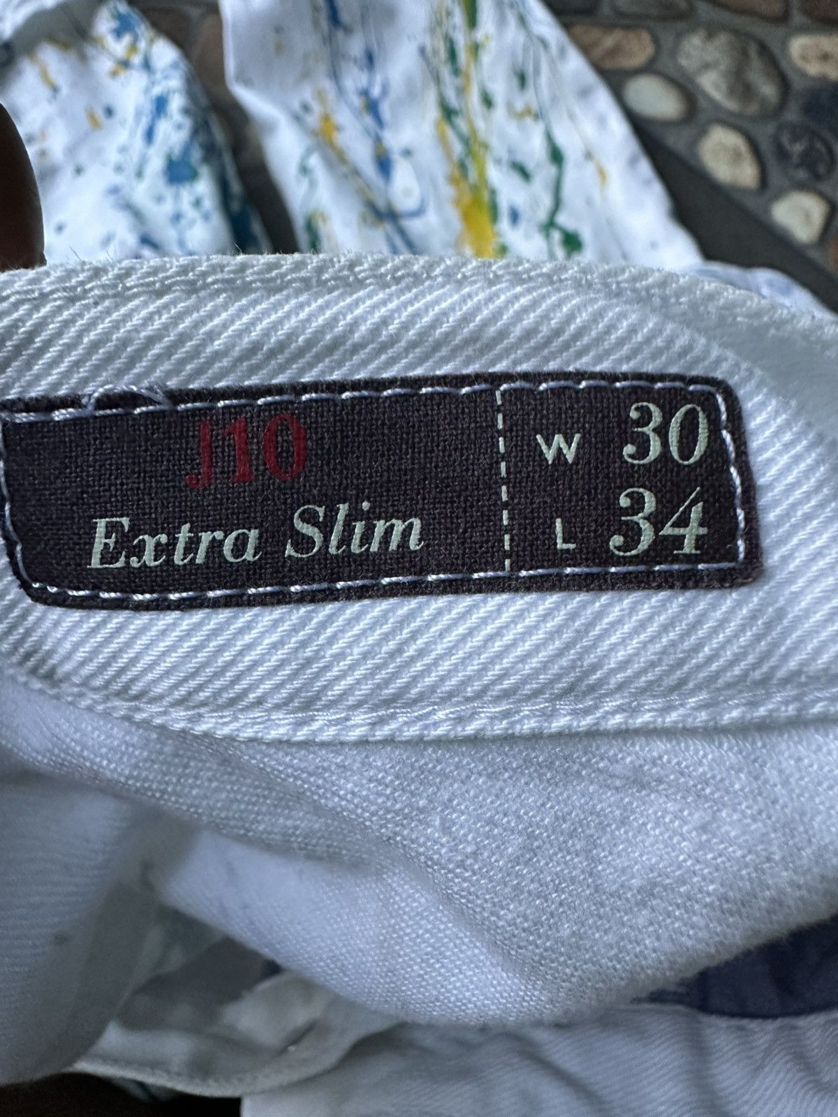 Armani Exchange Armani Jeans Extra Slim J10 Painy Splatter Size US 31 - 10 Thumbnail