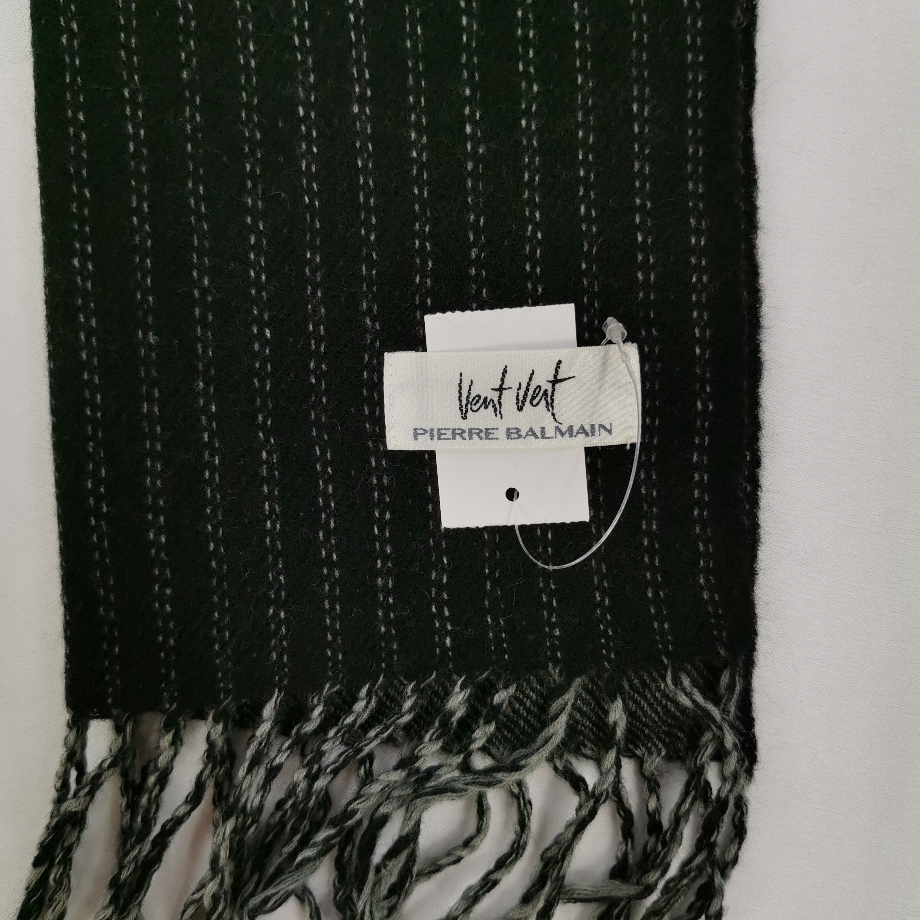 Pierre Balmain Vintage Pierre Balmain Scarf Muffler Wool Scarves Size ONE SIZE - 4 Thumbnail
