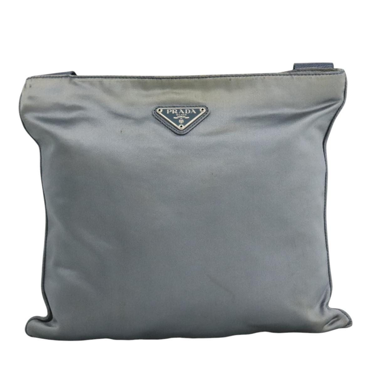 Prada PRADA Shoulder Bag Satin Blue Size ONE SIZE - 13 Thumbnail