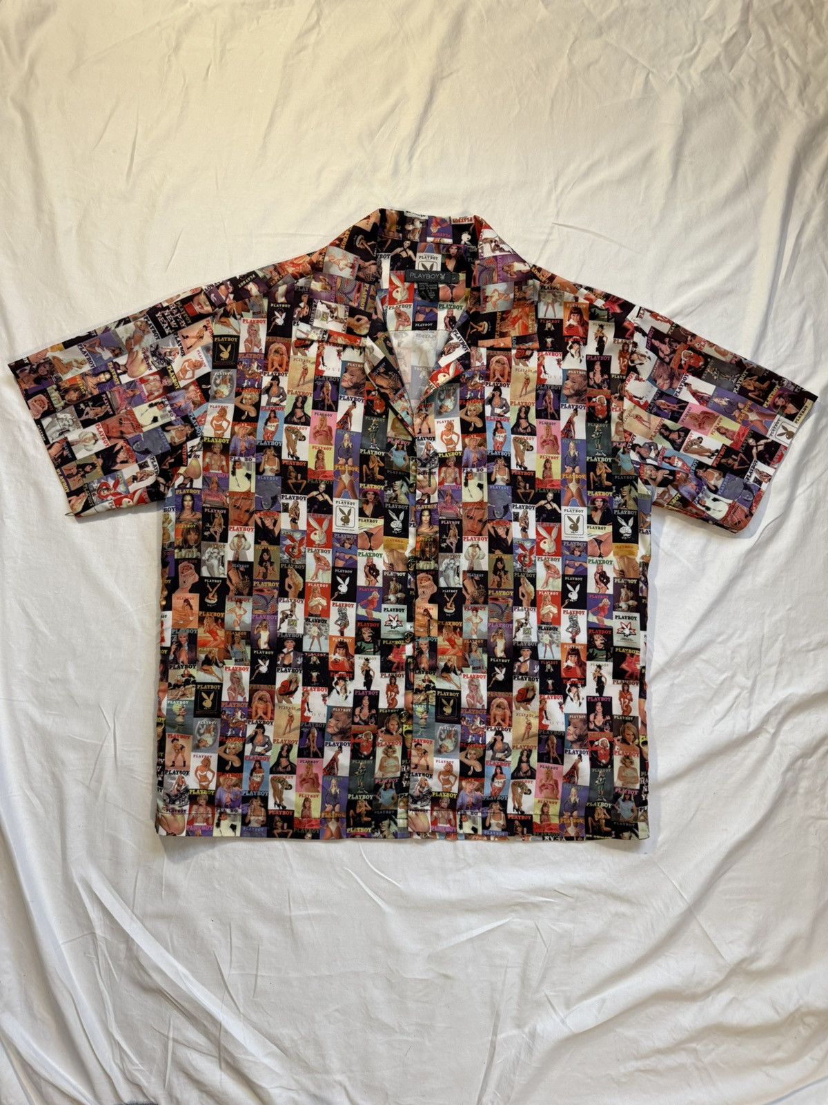 Playboy Playboy Magazine Short Sleeve Button Up Size US L / EU 52-54 / 3 - 1 Thumbnail