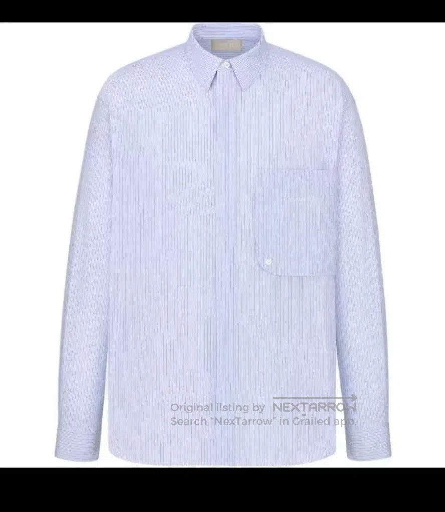 Dior Dior Striped Embroidered Logo Shirt Men. Size US M / EU 48-50 / 2 - 8 Thumbnail