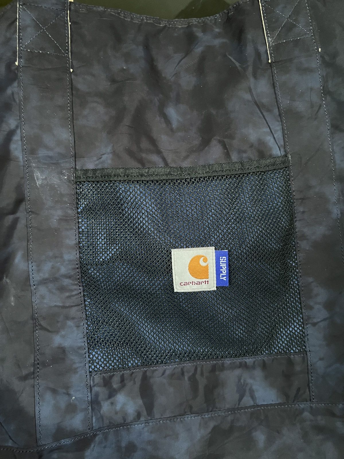 Carhartt × Carhartt Wip Cadhartt Camo Blue Tote Bagg Size ONE SIZE - 4 Thumbnail