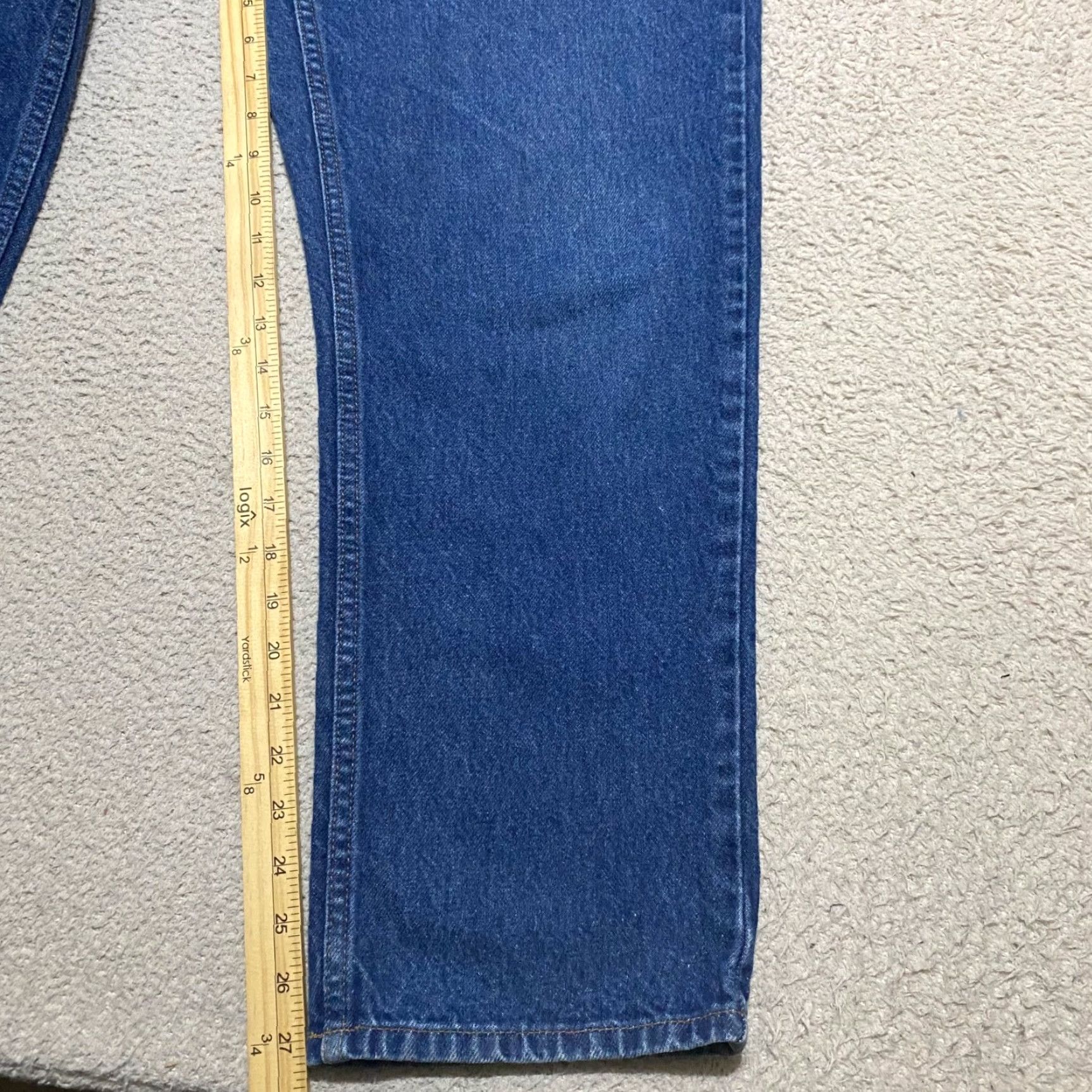 Vintage L.L. Bean Jeans Mens 34x29 Blue Denim Medium Wash Straight Leg Mid Rise Size US 34 / EU 50 - 6 Thumbnail