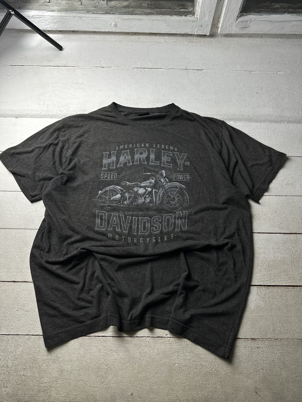 Harley Davidson 84’🚨VNTG HARLEY DAVIDSON 00s MEN TEE RARE BIG LOGO FADED Size US L / EU 52-54 / 3 - 1 Thumbnail